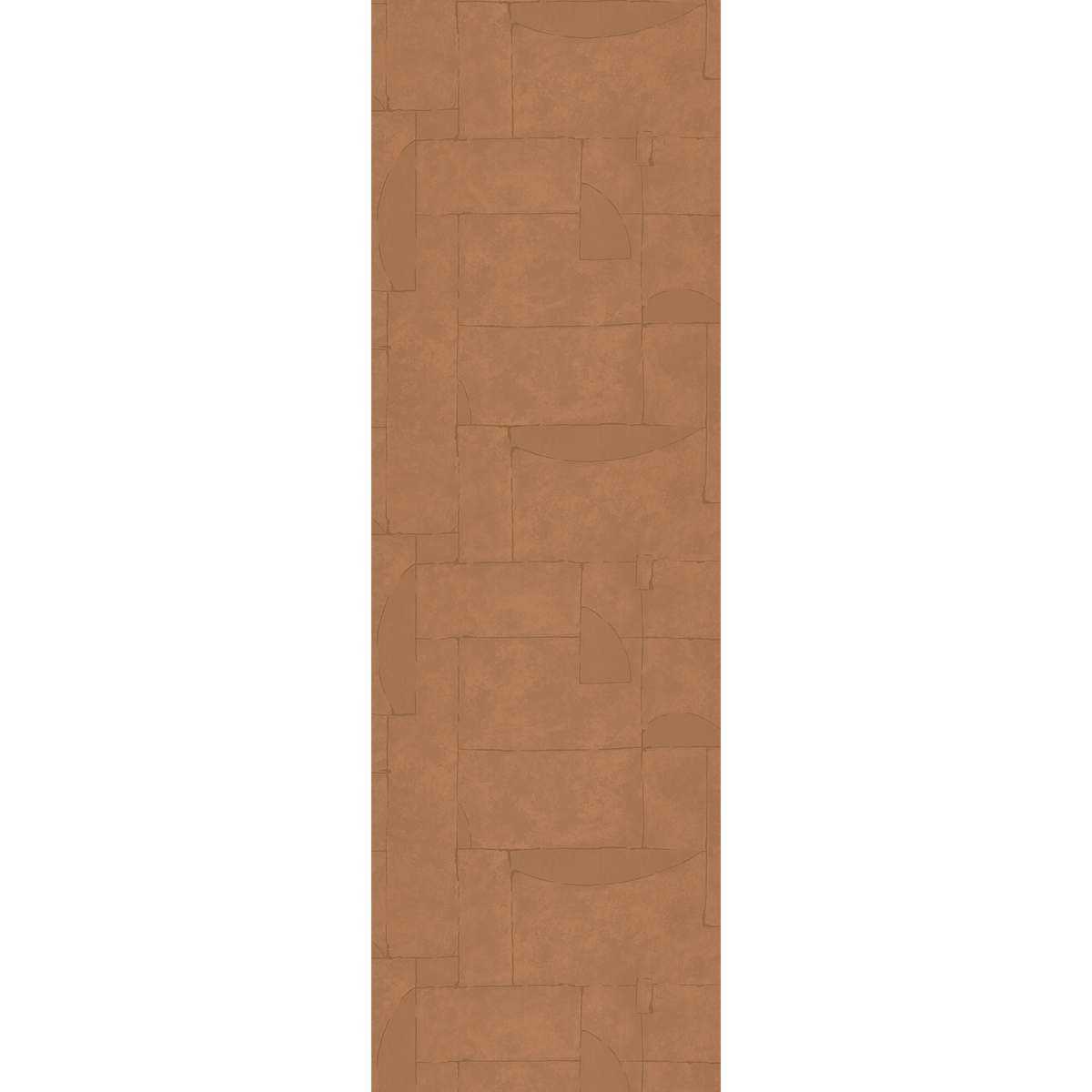 4MURS Papier peint intissé Clay Argile rouge