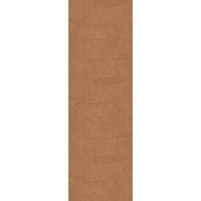 4MURS Papier peint intissé CLAY coloris argile rouge