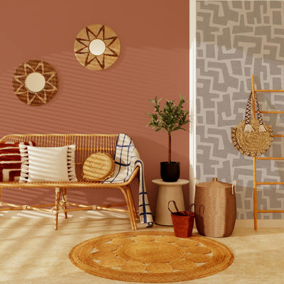 4MURS Papier peint intissé Nahid Beige sable