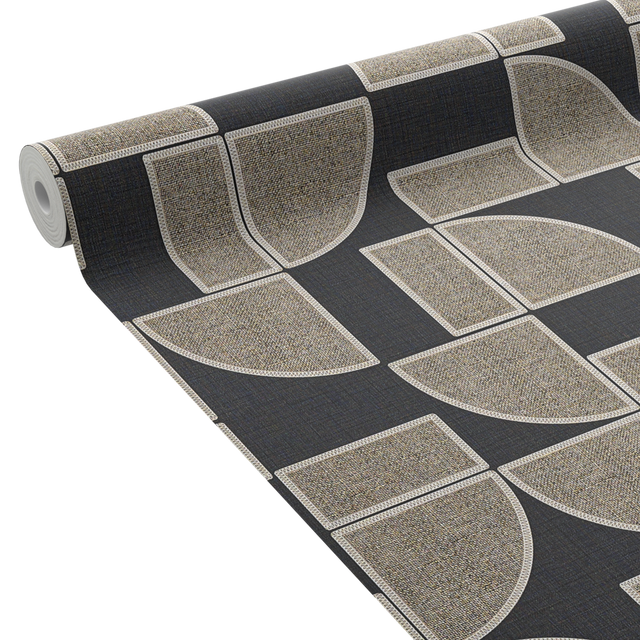 4MURS Papier peint intissé TAHO coloris noir