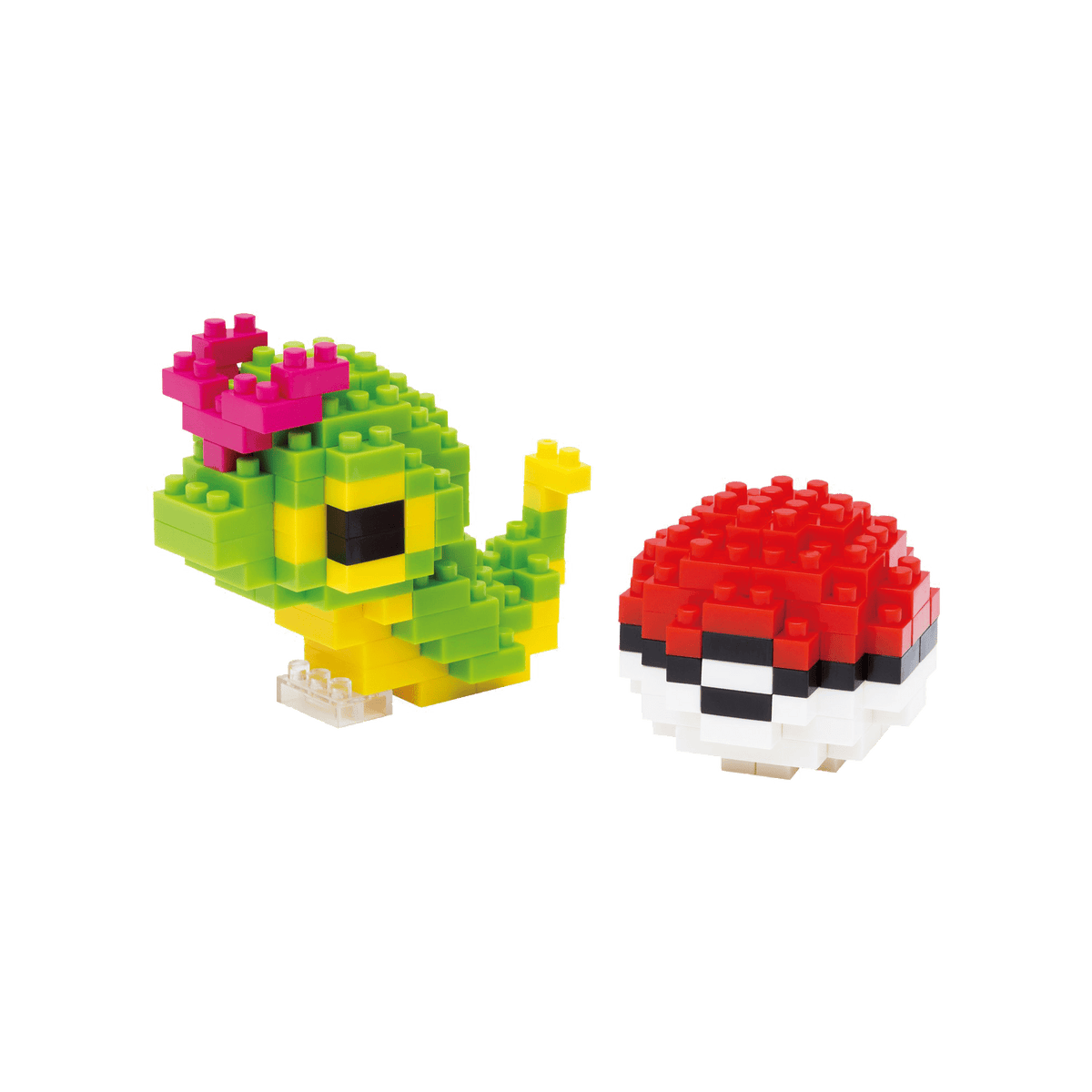 NANOBLOCK Jeu de construction Chenipan raupy & pokeball Multicolore