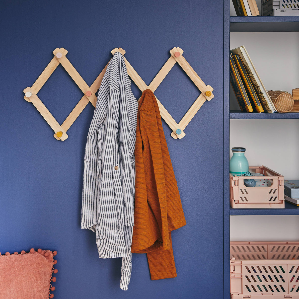 Patère Accordeon Beige