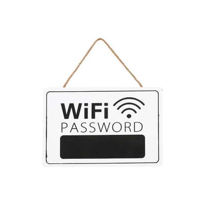 Ardoise Wifi password Blanc