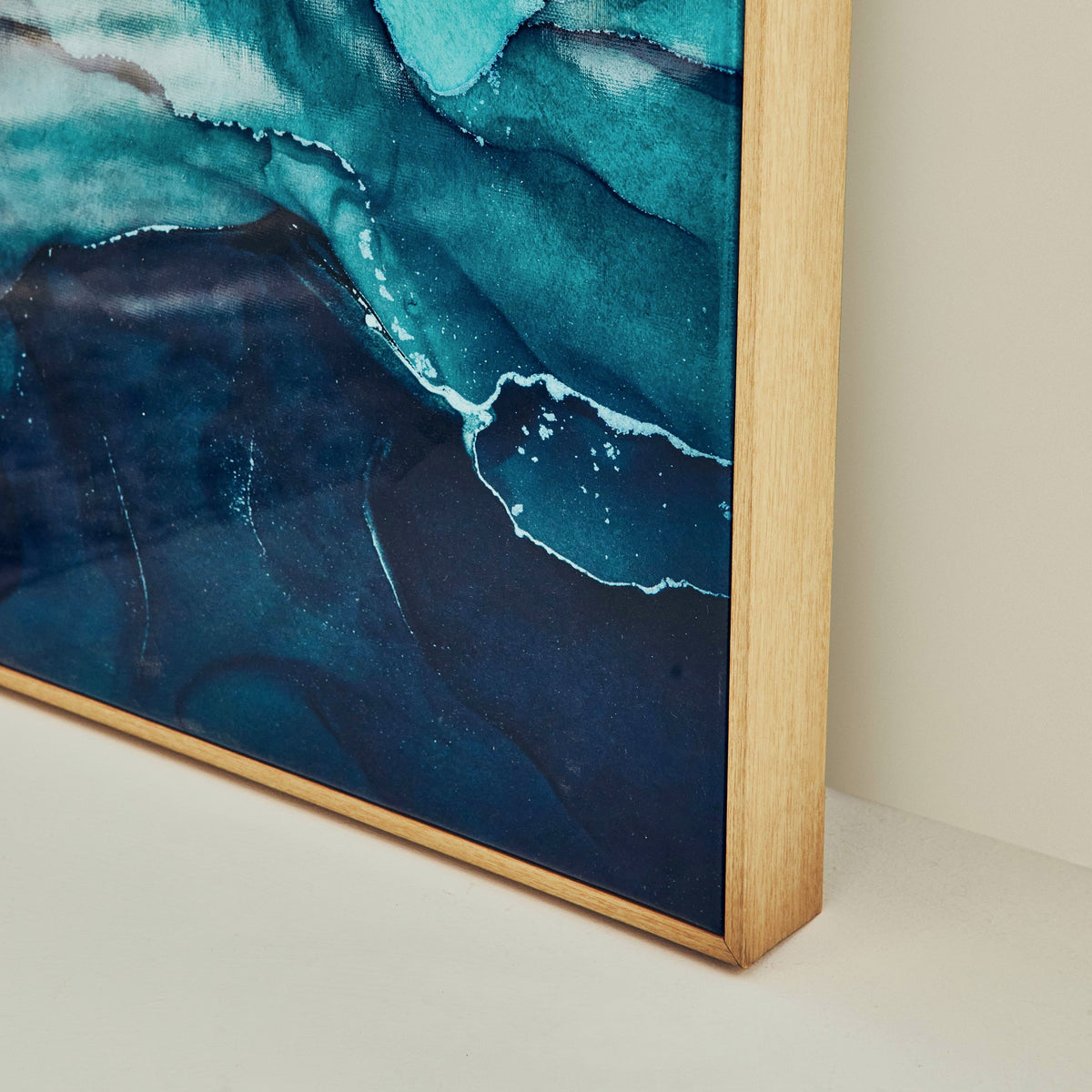 4MURS Toile imprimée Glossy Bleu