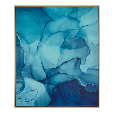 4MURS Toile imprimée Glossy Bleu