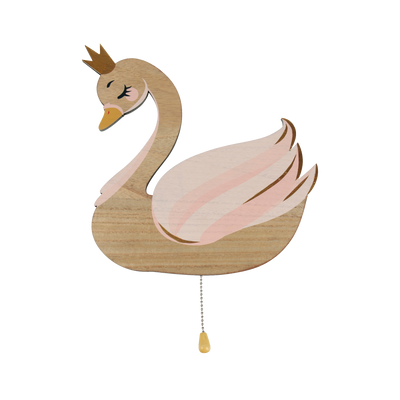 Déco murale Cygne Beige, rose