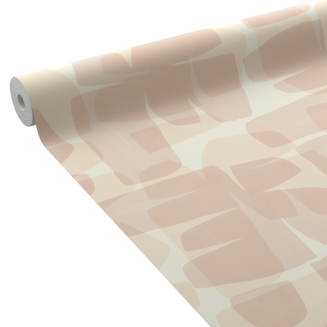 4MURS Papier peint intissé MAJAH coloris beige rosé
