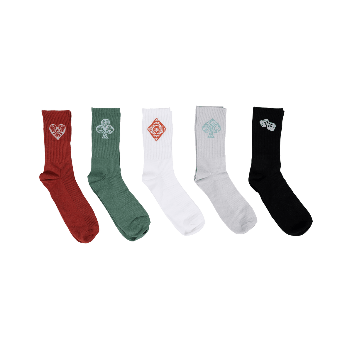 Chaussettes Poker Multicolore