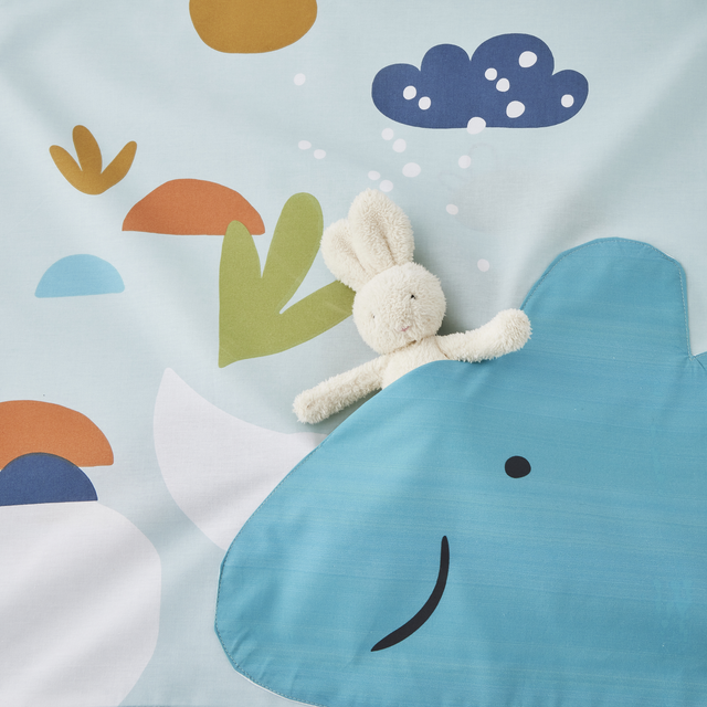 Parure de lit DILIA coloris multicolore 140 x 200 cm