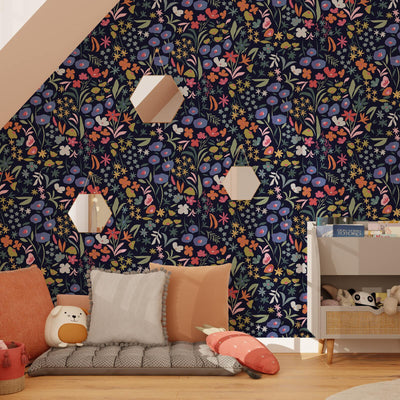 4MURS Papier peint intissé Melissande Multicolore