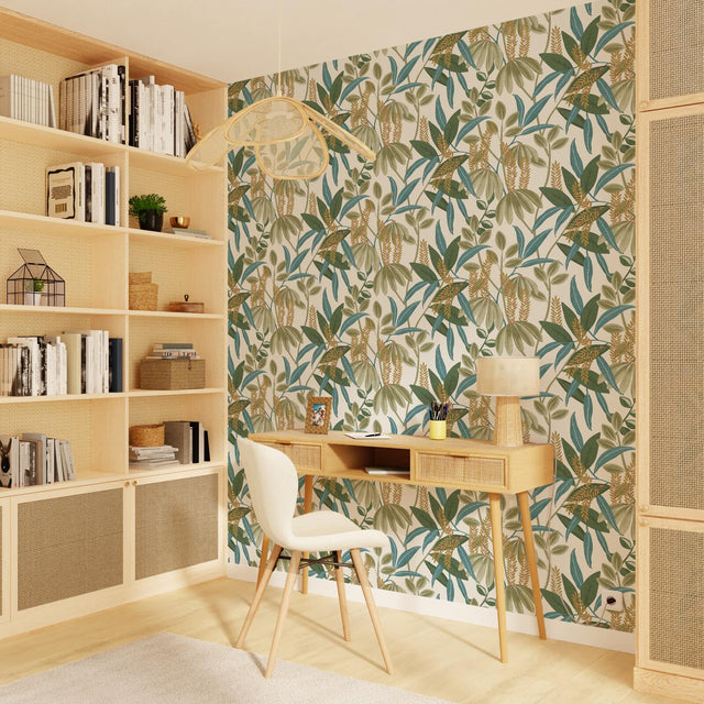 Papier peint intissé NATELIA coloris multicolore