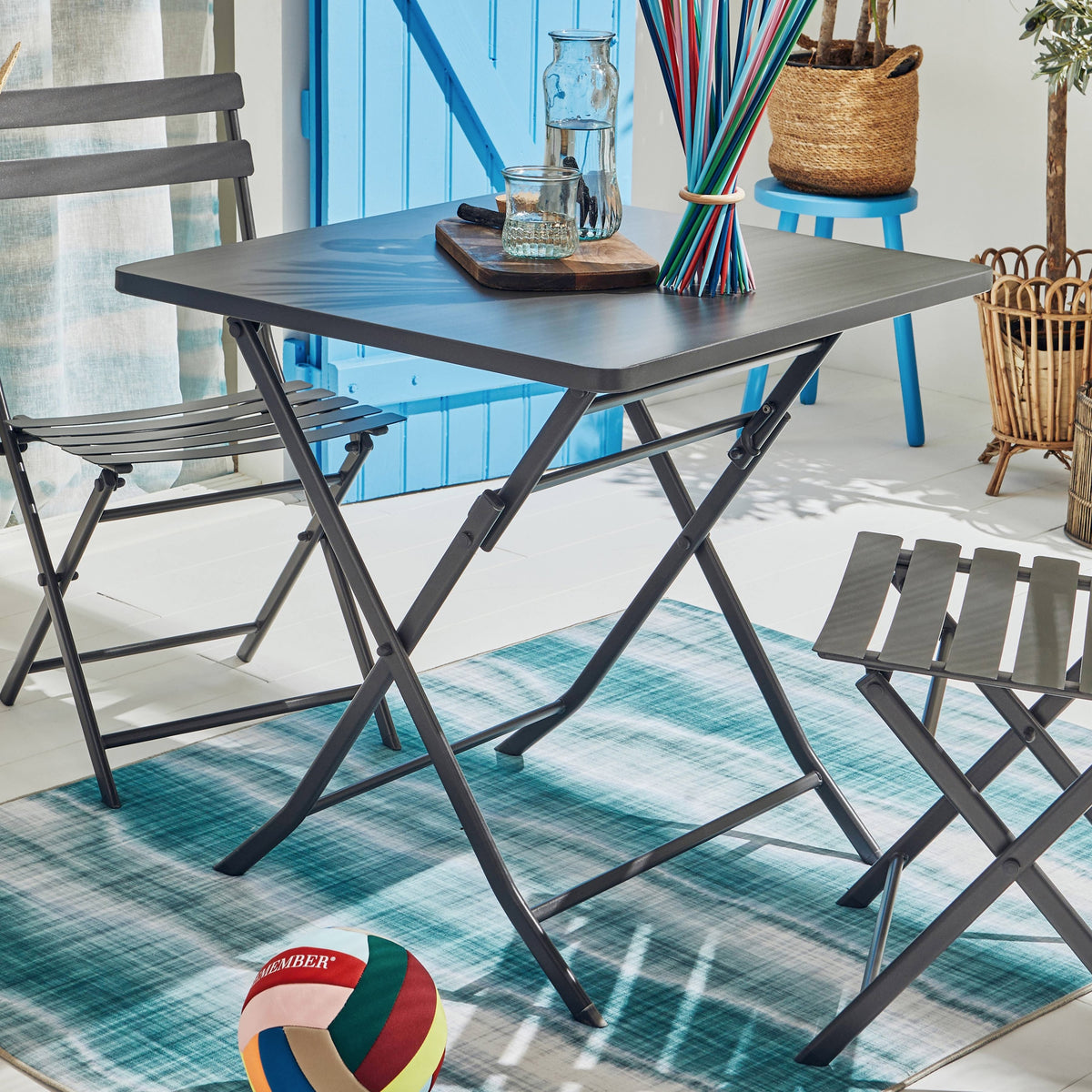 HESPÉRIDE Chaise Greensboro Graphite 1 place