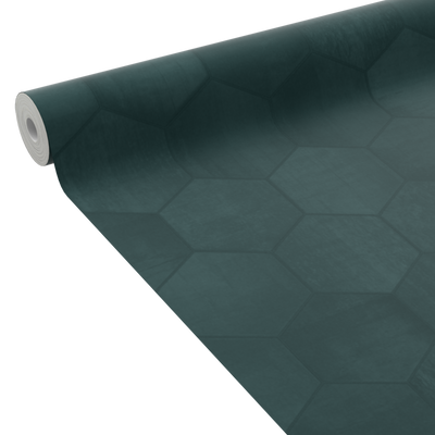 4MURS Papier peint intissé Thomas Vert bouteille