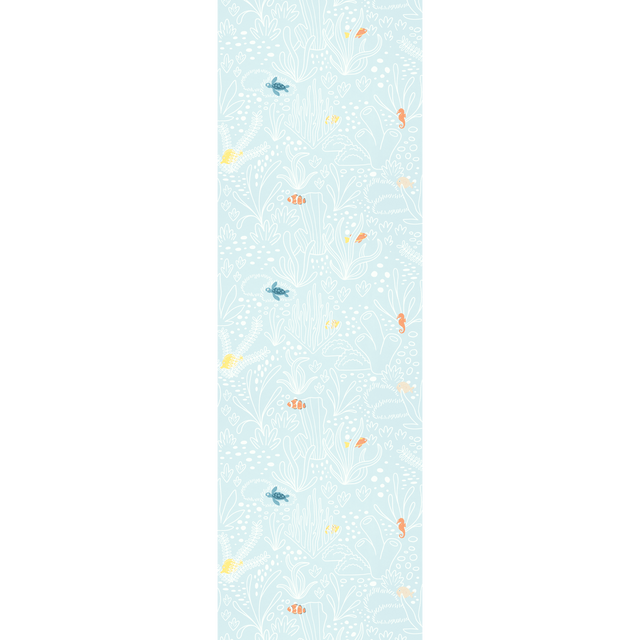 4MURS Papier peint intissé OCEANIA coloris bleu clair