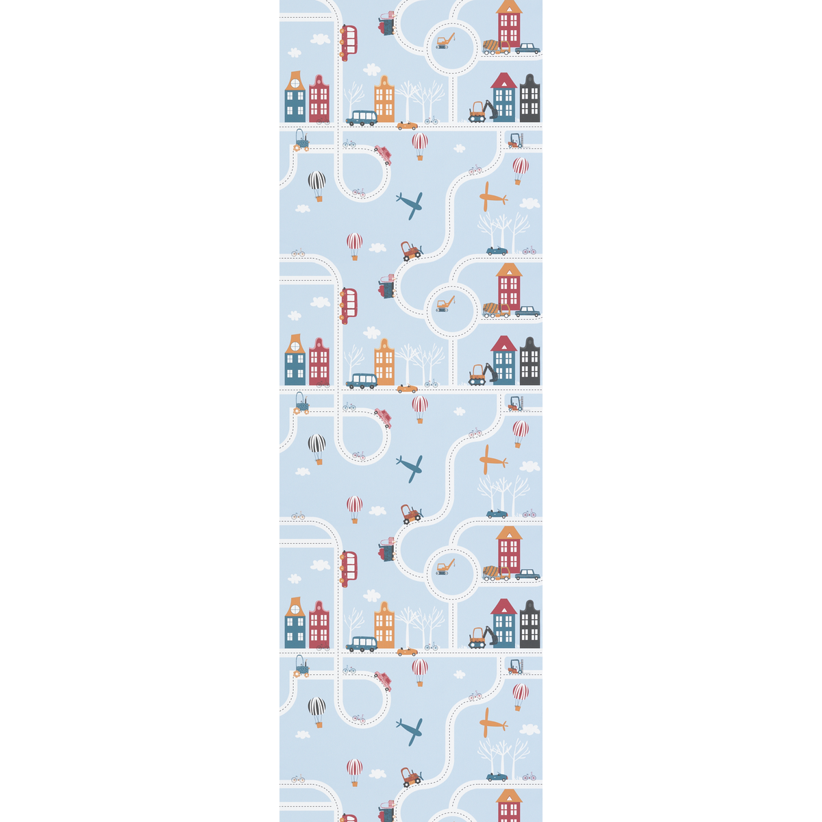 4MURS Papier peint intissé Driver Bleu ciel