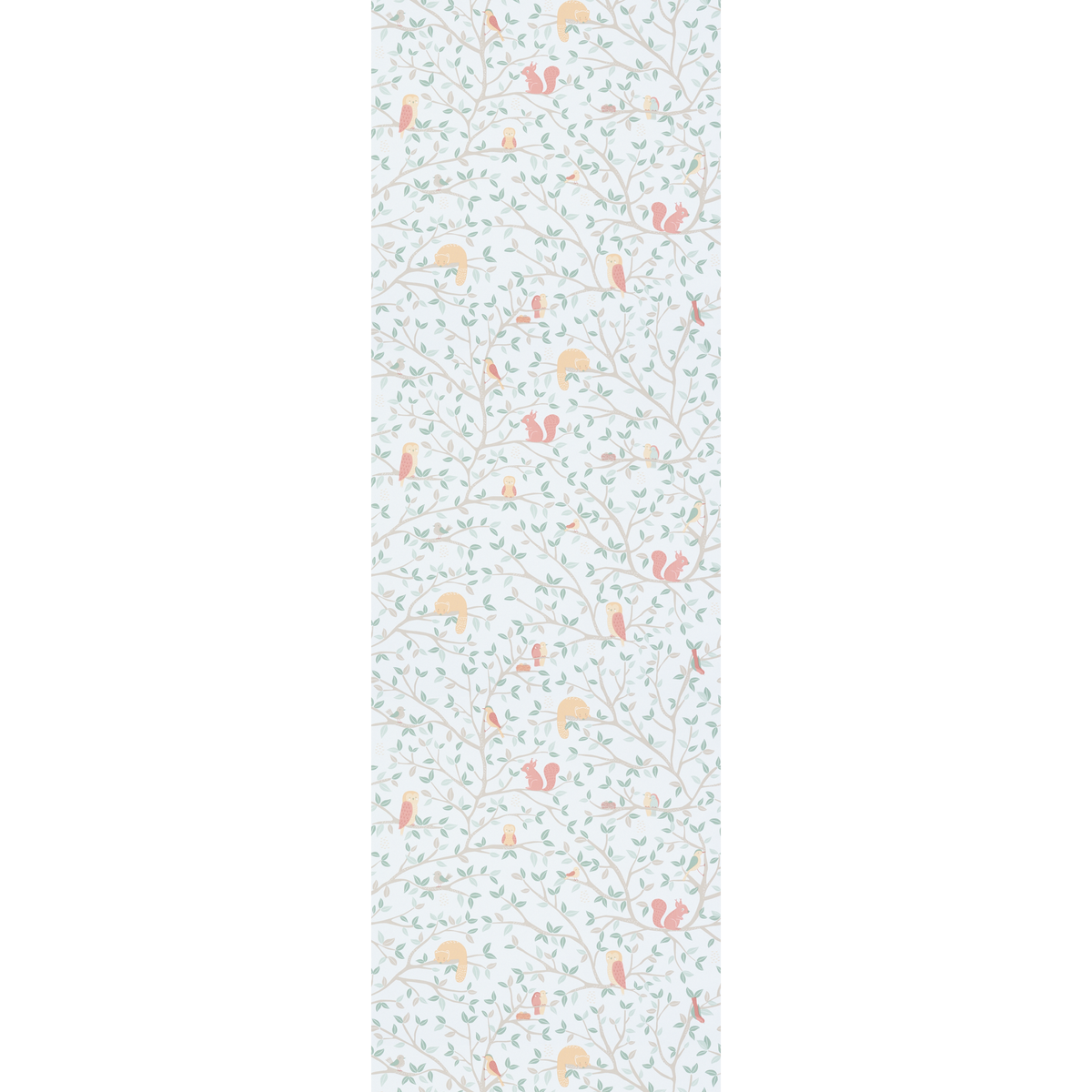 4MURS Papier peint intissé Forest land Blanc