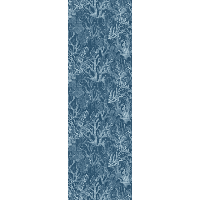 4MURS Papier peint intissé CORALS coloris bleu marin