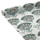 4MURS Papier peint intissé Palomia Vert émeraude