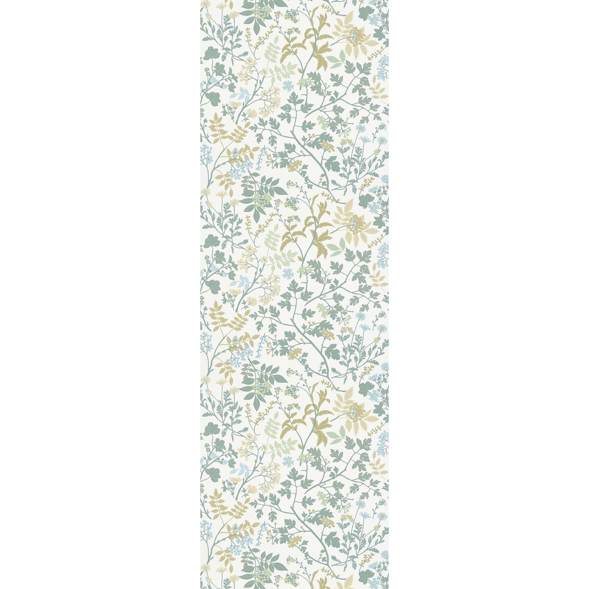 Papier peint intissé Carly Vert de gris