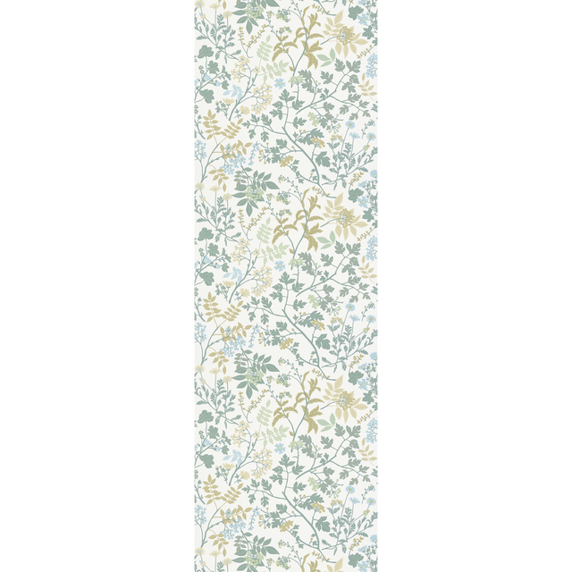 Papier peint intissé CARLY coloris vert de gris