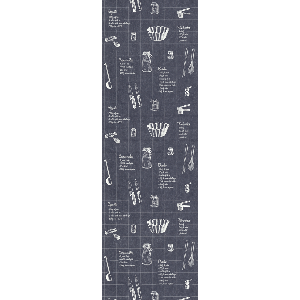 Papier peint intissé A table Noir