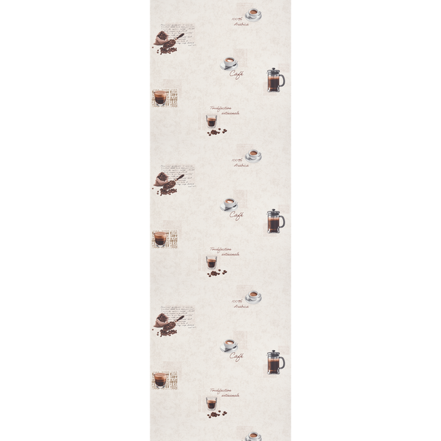 Papier peint intissé BARISTA coloris blanc cassé