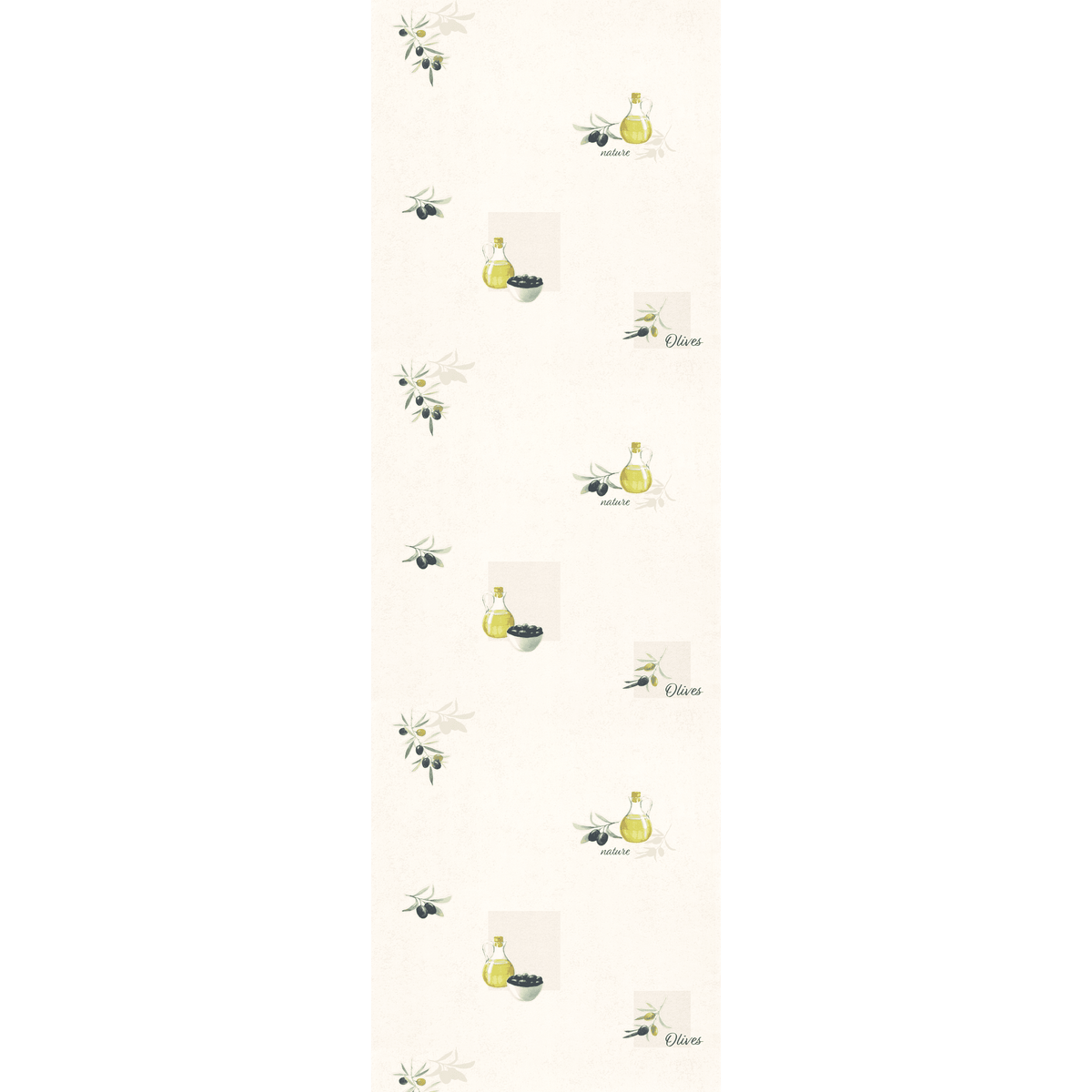 Papier peint intissé Olio Blanc cassé