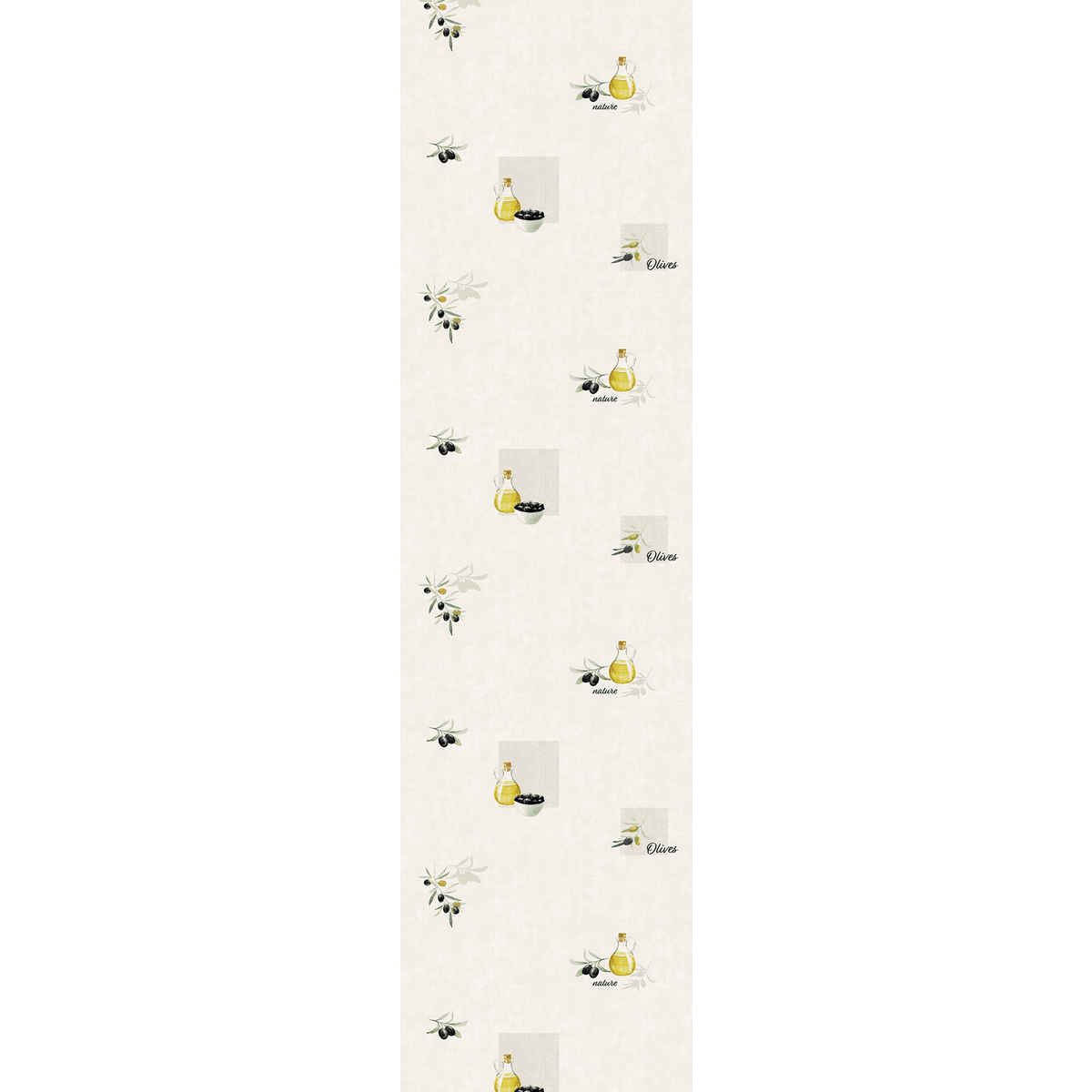 Papier peint intissé Olio Blanc cassé