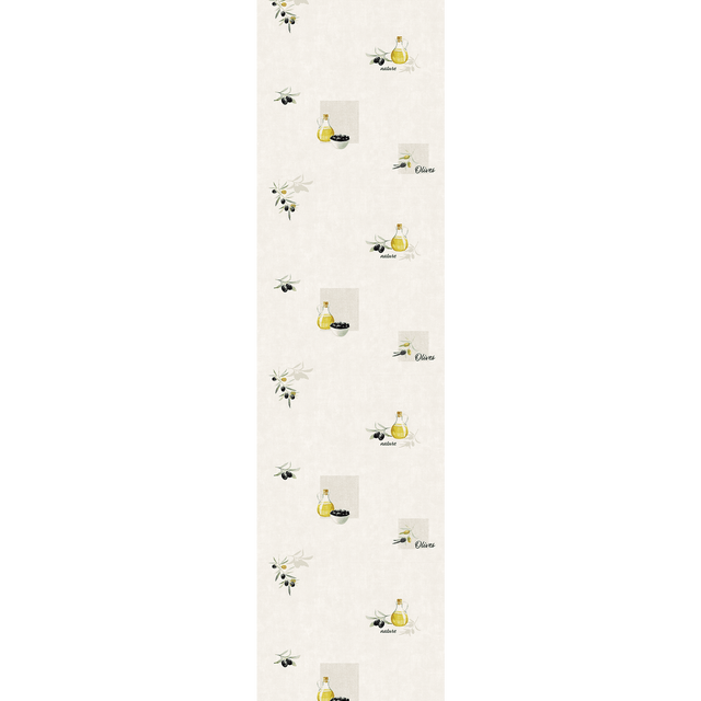 Papier peint intissé OLIO coloris blanc cassé