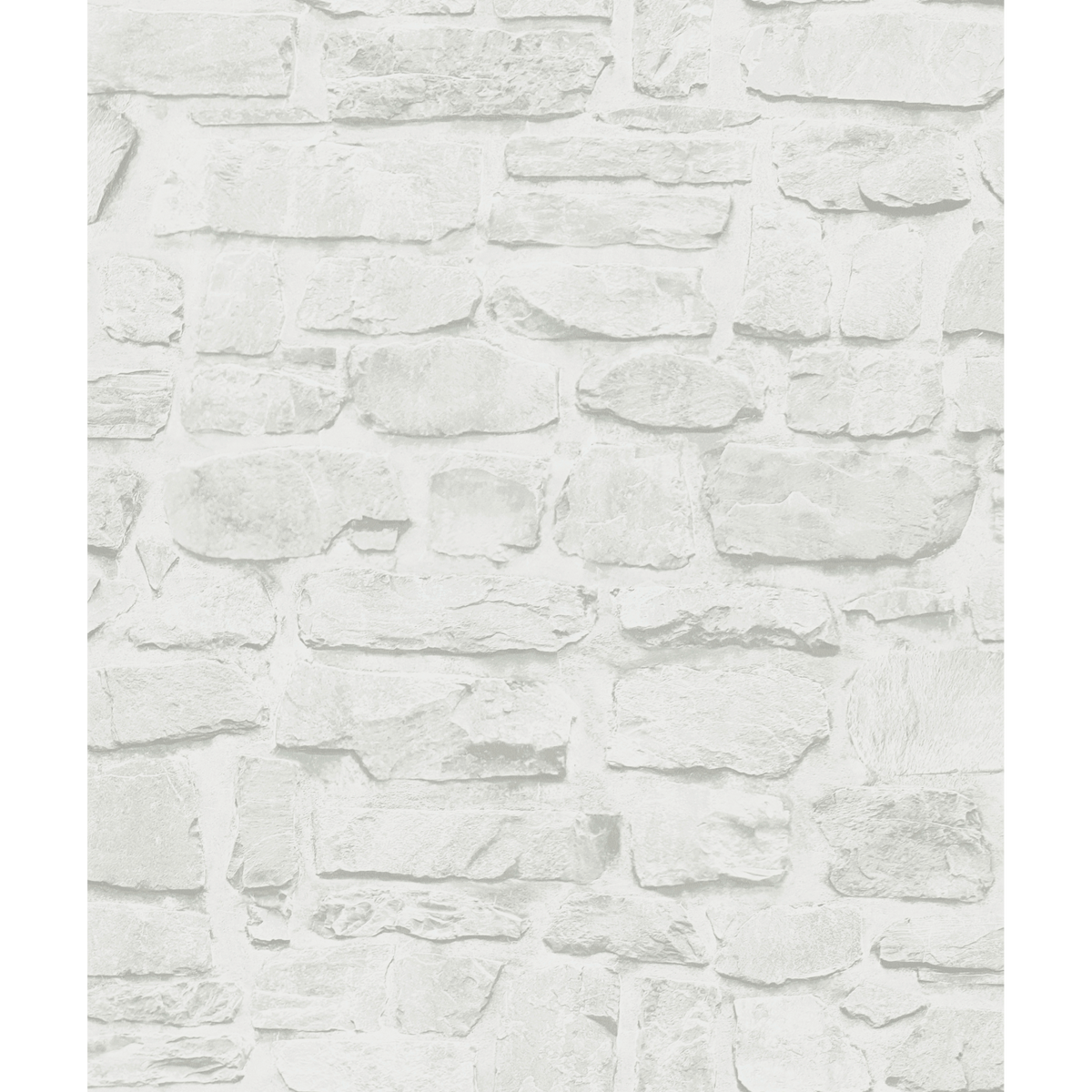 Papier peint adhésif Kaolin Blanc