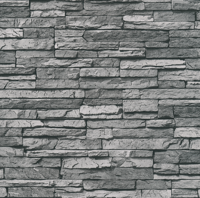 Papier peint adhésif Samit Gris anthracite