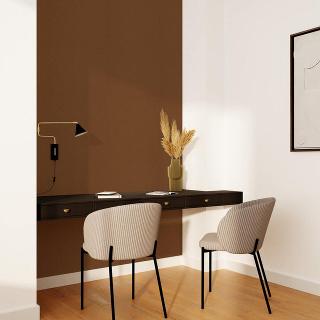 Papier peint intissé PALAZZO coloris caramel