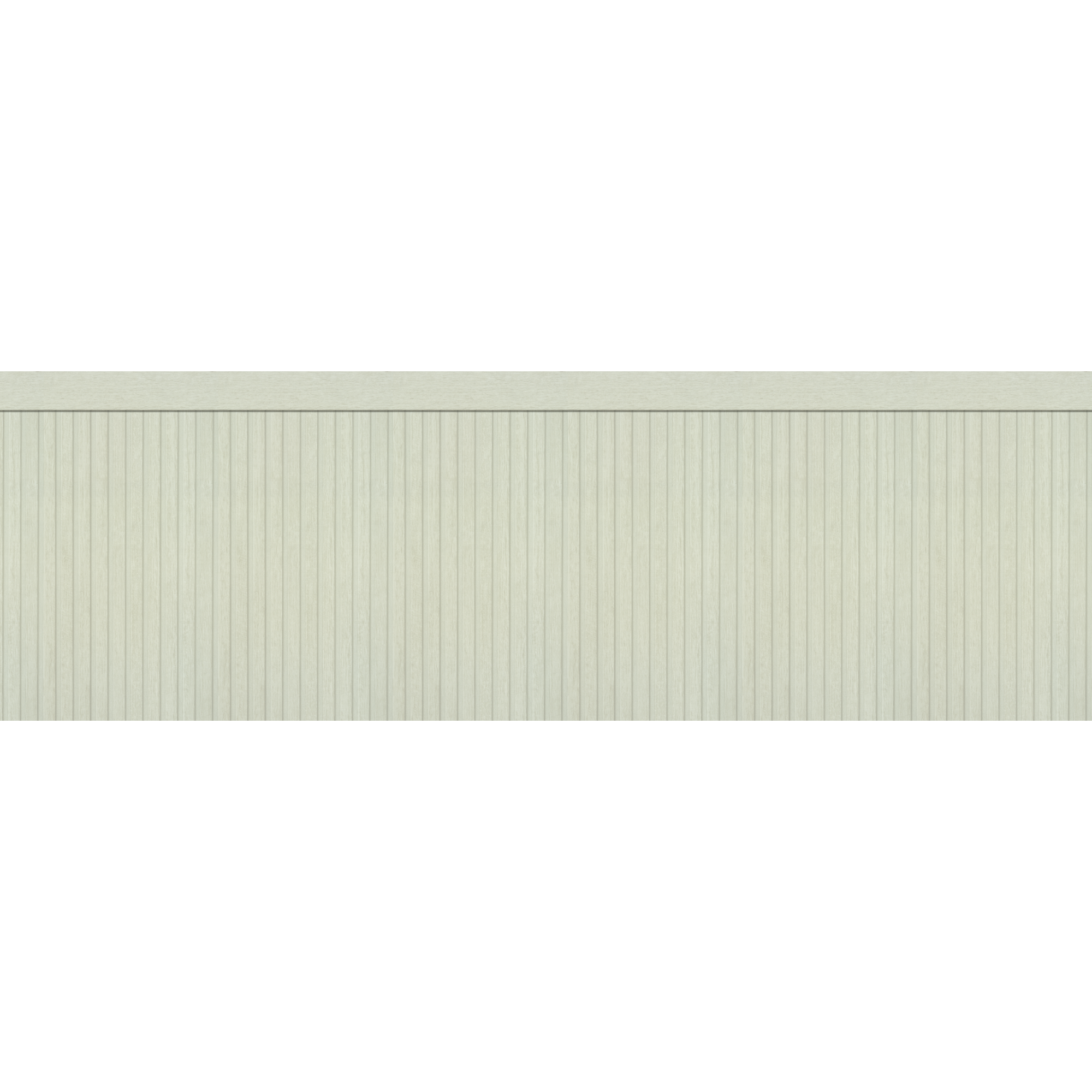 4MURS Papier peint intissé Soubassement tasseaux Blanc grisé