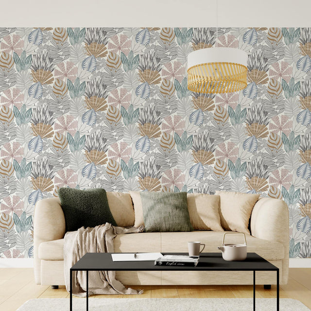 Papier peint intissé JONNA coloris multicolore