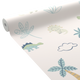 4MURS Papier peint intissé Dino world Bleu et vert