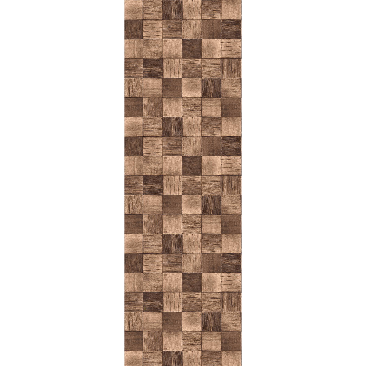 4MURS Papier peint intissé Wood case Brun bois