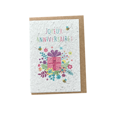 LES CARTES DE LULU Carte Anniversaire cadeau Multicolore