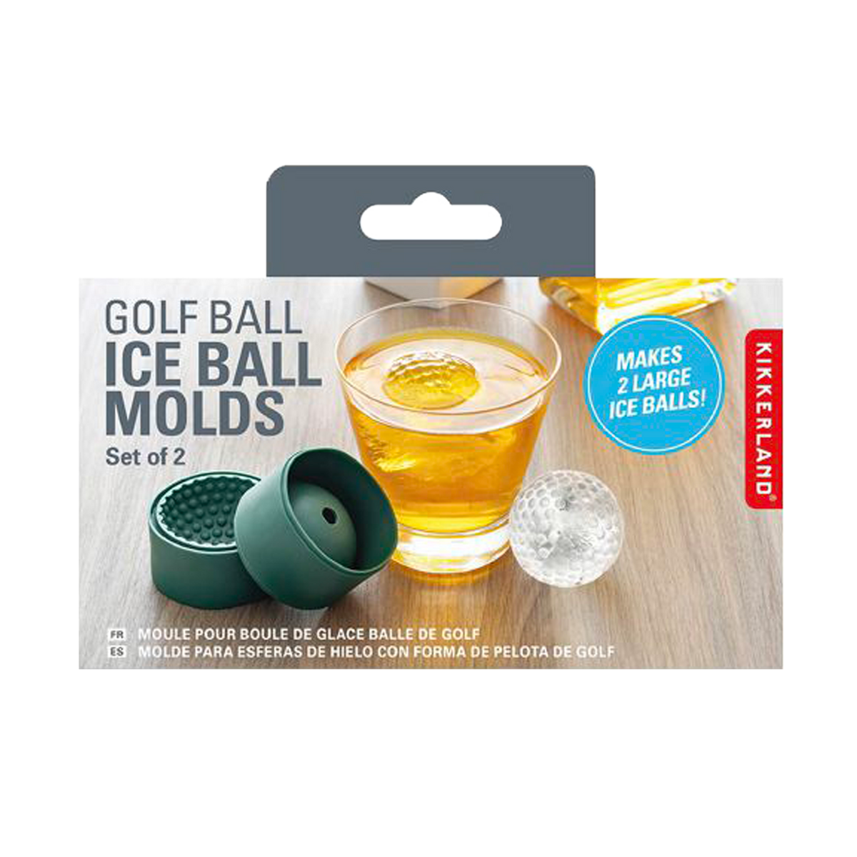 KIKKERLAND Moules à glaçons Golf Vert