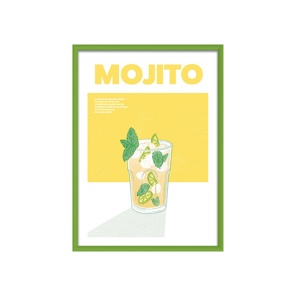 4MURS Image encadrée Mojito Vert