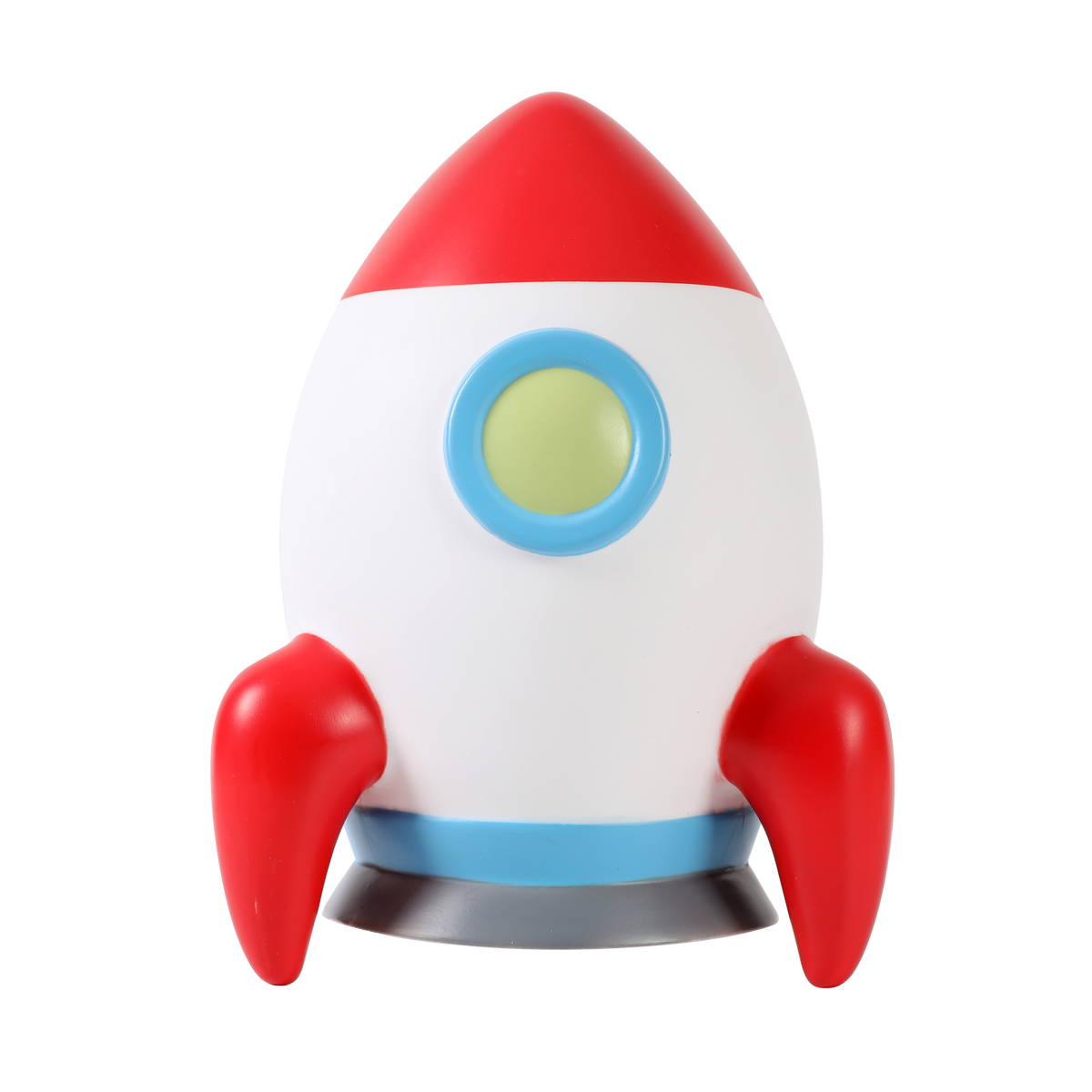 I-TOTAL Tirelire Fusée Blanc