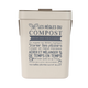 Poubelle Mon compost Beige 5L