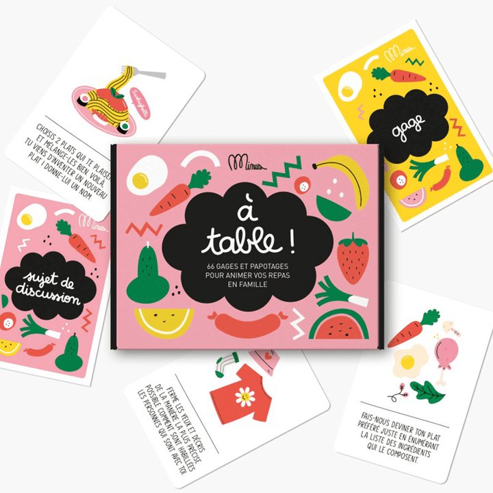 MINUS Jeu de discussion A table ! Rose