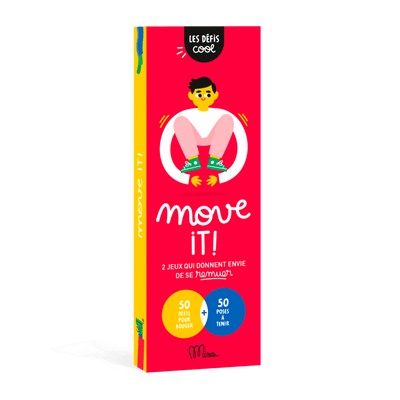 MINUS Jeu de discussion Move it ! Rouge