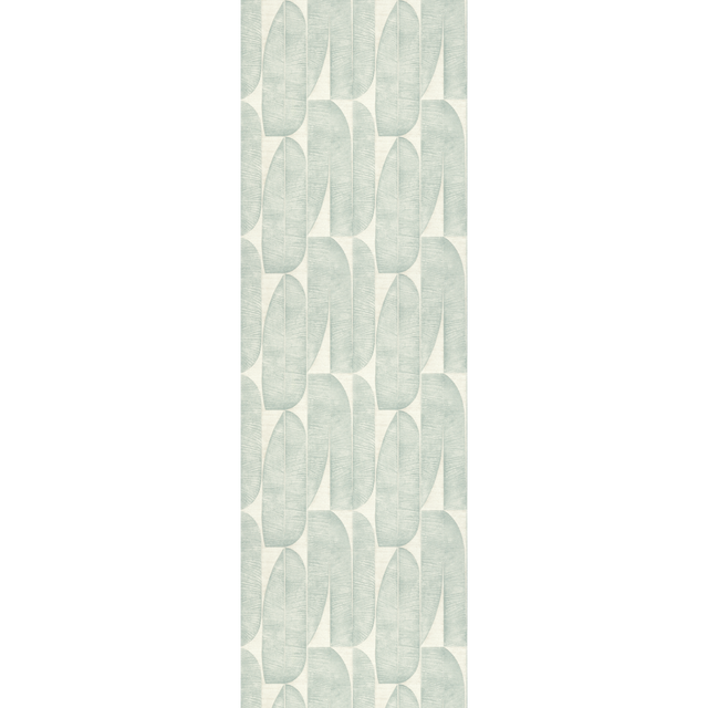 Papier peint intissé ODDA coloris bleu aqua