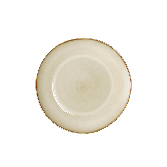 Assiette RACCO coloris beige