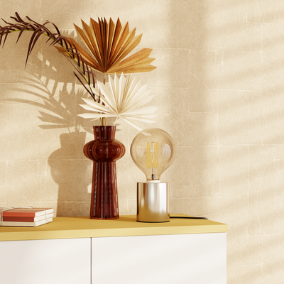 Vase Mahoni Brun