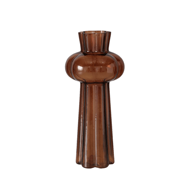 Vase MAHONI coloris brun