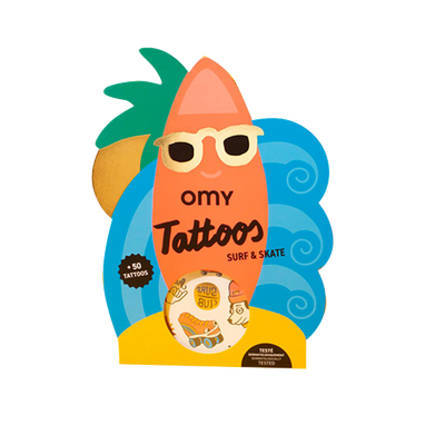 OMY Kit Tattoos surf and skate Multicolore