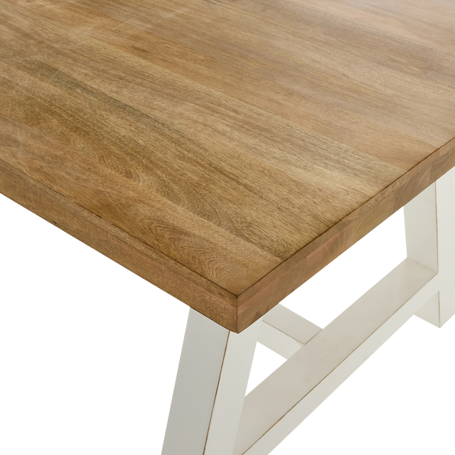 4MURS Table de salle à manger ETRETAT naturel 100 x 200 cm