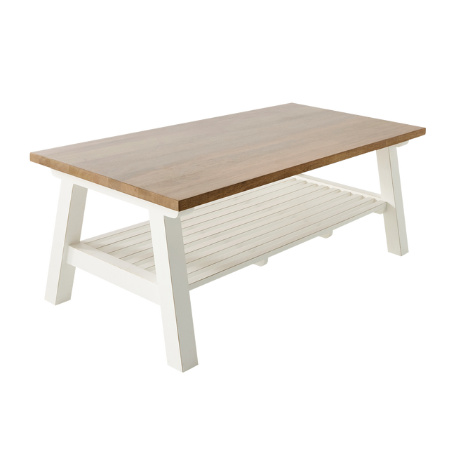 4MURS Table basse ETRETAT coloris naturel 60 x 120 cm